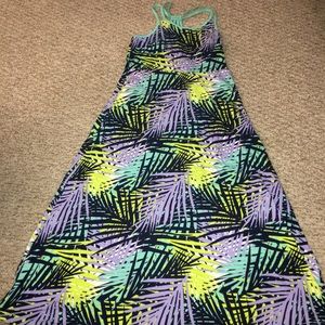Palm Leaf Maxi Dress